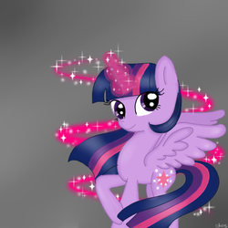 Size: 512x512 | Tagged: safe, artist:teacharms, twilight sparkle, alicorn, pony, g4, female, mare, solo, twilight sparkle (alicorn)