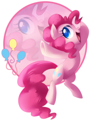 Size: 2121x2828 | Tagged: safe, artist:xnightmelody, part of a set, pinkie pie, g4, cutie mark, female, happy, high res, solo, zoom layer