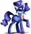 Size: 950x1024 | Tagged: safe, artist:yukomaussi, radiance, rarity, g4, power ponies (episode), female, power ponies, raised hoof, simple background, solo