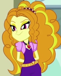 Size: 460x573 | Tagged: safe, screencap, adagio dazzle, equestria girls, g4, my little pony equestria girls: rainbow rocks, :>, cropped, face, solo