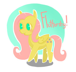 Size: 800x758 | Tagged: safe, artist:jellybeanbullet, fluttershy, g4, blushing, female, simple background, solo