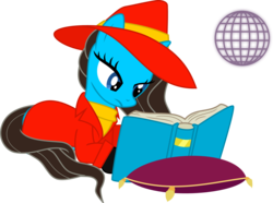 Size: 2276x1692 | Tagged: safe, artist:kaylathehedgehog, pony, carmen sandiego, ponified, simple background, solo, transparent background