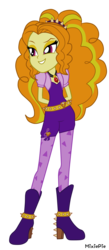 Size: 1673x3833 | Tagged: safe, artist:mixiepie, adagio dazzle, equestria girls, g4, my little pony equestria girls: rainbow rocks, boots, curvy, female, hourglass figure, shoes, simple background, solo, transparent background, vector