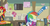 Size: 1361x715 | Tagged: safe, screencap, cup cake, dj pon-3, fluttershy, rainbow dash, scribble dee, spike, sunset shimmer, vinyl scratch, dog, equestria girls, g4, my little pony equestria girls: rainbow rocks, background human, spike the dog