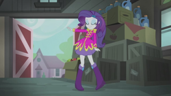 Size: 1439x810 | Tagged: safe, screencap, rarity, equestria girls, g4, my little pony equestria girls: rainbow rocks, clothes, the beatles