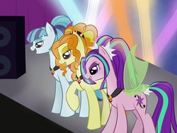 Size: 1024x768 | Tagged: safe, artist:bratzoid, adagio dazzle, aria blaze, sonata dusk, pony, equestria girls, g4, my little pony equestria girls: rainbow rocks, equestria girls ponified, female, fin wings, gem, mare, ponified, siren gem, siren pony, siren wings, the dazzlings, trio, trio female, wings