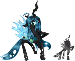 Size: 1100x900 | Tagged: dead source, safe, artist:eveon99, queen chrysalis, changeling, changeling queen, g4, female, solo