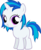 Size: 2495x3065 | Tagged: safe, artist:moongazeponies, dj pon-3, vinyl scratch, pony, unicorn, g4, female, filly, filly vinyl scratch, foal, high res, hooves, horn, simple background, smiling, solo, teeth, transparent background, vector