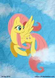 Size: 842x1191 | Tagged: safe, artist:chirpy-chi, fluttershy, g4, female, solo