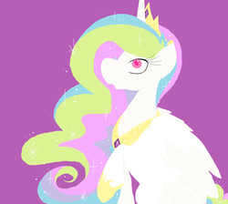 Size: 1024x916 | Tagged: safe, artist:ponycouplemaker, princess celestia, alicorn, pony, g4, female, mare, raised hoof, solo