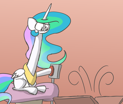 Size: 1280x1086 | Tagged: safe, artist:switchy, princess celestia, ask celestia stuff, g4, trapdoor, zip lines