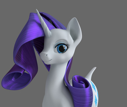 Size: 1280x1080 | Tagged: safe, artist:lightningflame, rarity, g4, 3d, female, solo