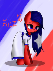 Size: 1200x1600 | Tagged: safe, artist:frandash, oc, oc only, chile, nation ponies, solo