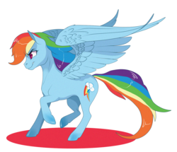 Size: 1280x1101 | Tagged: safe, artist:sugarcup, rainbow dash, g4, female, simple background, solo, transparent background