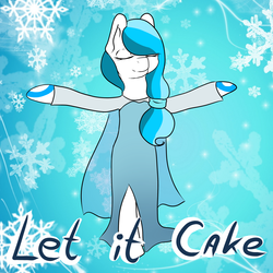 Size: 3000x3000 | Tagged: safe, artist:nyukito, pony, elsa, frozen (movie), high res, let it go, ponified, solo
