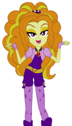 Size: 402x698 | Tagged: safe, artist:pdorothynics, adagio dazzle, equestria girls, g4, my little pony equestria girls: rainbow rocks, female, solo