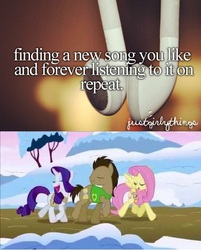 Size: 495x617 | Tagged: safe, edit, edited screencap, screencap, doctor whooves, fluttershy, rarity, time turner, earth pony, pegasus, pony, unicorn, g4, winter wrap up, female, justgirlythings, male, mare, meme, singing, stallion, winter