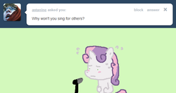 Size: 650x342 | Tagged: safe, sweetie belle, ask sweetie belle, g4, ask, female, solo, tumblr