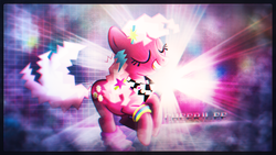 Size: 1920x1080 | Tagged: safe, artist:sandwichhorsearchive, artist:uxyd, edit, cheerilee, earth pony, pony, g4, 80's fashion, 80s hair, alternate hairstyle, dancing, lens flare, solo, vector, wallpaper, wallpaper edit