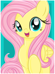 Size: 4100x5558 | Tagged: safe, artist:xwhitedreamsx, fluttershy, g4, absurd resolution, cute, female, shyabetes, simple background, smiling, solo