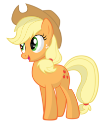 Size: 2208x2712 | Tagged: safe, artist:ekkitathefilly, artist:flare-chaser, applejack, g4, high res, pose, shading, simple background, transparent background, vector