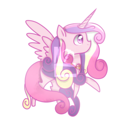 Size: 3200x3200 | Tagged: source needed, safe, artist:miningcazzy, princess cadance, g4, cute, female, high res, simple background, solo, transparent background, watermark