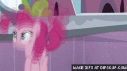 Size: 320x180 | Tagged: safe, edit, edited screencap, screencap, pinkie pie, equestria girls, g4, my little pony equestria girls, animated, female, gif, gifsoup, solo, youtube poop