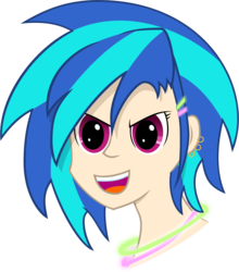 Size: 6000x6816 | Tagged: safe, artist:emper24, dj pon-3, vinyl scratch, human, g4, absurd resolution, female, humanized, simple background, solo, transparent background, vector