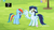 Size: 640x355 | Tagged: safe, artist:mlp-captions, screencap, cloud kicker, rainbow dash, soarin', spring melody, sprinkle medley, warm front, g4, my little pony: friendship is magic, rainbow falls, caption, hub logo, out of context