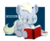 Size: 1412x1167 | Tagged: dead source, safe, artist:sion, derpy hooves, pegasus, pony, g4, alternate hairstyle, book, bright eyes (mirror universe), female, glasses, mare, mirror universe, reading, simple background, solo, tea, teacup, underp