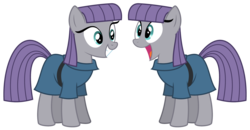 Size: 4661x2426 | Tagged: safe, artist:dowlphin, maud pie, earth pony, pony, g4, cute, female, happy, happy maud, high res, irrational exuberance, mare, maudabetes, maudie pie, out of character, self ponidox, smiling, solo, what has science done, when she smiles, xk-class end-of-the-world scenario