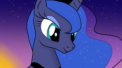 Size: 1920x1080 | Tagged: safe, artist:dowlphin, princess luna, g4, cute, female, solo