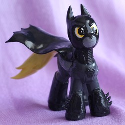 Size: 3000x3000 | Tagged: safe, artist:nightghost-creations, derpy hooves, pegasus, pony, g4, batman, clay, crossover, female, high res, irl, mare, photo, sculpture, solo