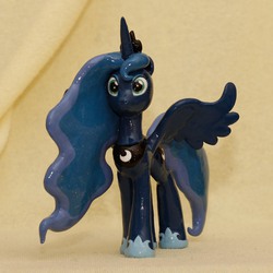 Size: 2998x2998 | Tagged: safe, artist:nightghost-creations, princess luna, g4, clay, high res, irl, photo, sculpture, solo