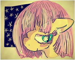 Size: 1280x1023 | Tagged: safe, artist:supernoncutie, fluttershy, g4, alternate hairstyle, female, solo