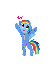 Size: 2550x3507 | Tagged: safe, artist:spellboundcanvas, rainbow dash, g4, clothes, footed sleeper, high res, pajamas
