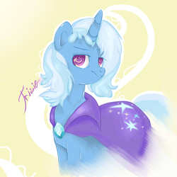 Size: 3000x3000 | Tagged: safe, artist:cloudlety, trixie, pony, unicorn, g4, female, high res, mare, solo