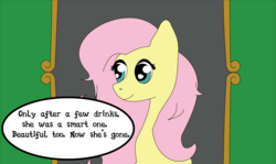 Size: 3752x2241 | Tagged: safe, artist:rainb0wdashie, fluttershy, ask lonershy, g4, female, funeral, high res, portrait, solo, speech bubble