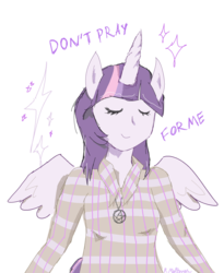 Size: 1150x1400 | Tagged: safe, artist:wadmoopie, twilight sparkle, anthro, g4, ambiguous facial structure, female, solo, twilight sparkle (alicorn)