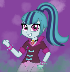 Size: 1280x1317 | Tagged: safe, artist:fluutters, sonata dusk, equestria girls, g4, my little pony equestria girls: rainbow rocks, female, solo