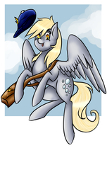 Size: 560x919 | Tagged: safe, artist:tardispony, derpy hooves, pegasus, pony, g4, badge, con badge, cute, female, mailmare, mare