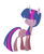 Size: 406x493 | Tagged: safe, artist:goatsocks, twilight sparkle, alicorn, pony, g4, female, mare, solo, twilight sparkle (alicorn)