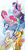 Size: 1400x2850 | Tagged: safe, artist:novaquinmat, applejack, fluttershy, pinkie pie, rainbow dash, rarity, spike, twilight sparkle, alicorn, dragon, earth pony, pegasus, pony, unicorn, g4, action poster, female, flying, mane seven, mane six, mare, one eye closed, tongue out, twilight sparkle (alicorn), wink