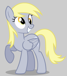 Size: 640x724 | Tagged: safe, artist:themightyshizam, derpy hooves, pegasus, pony, g4, female, happy, mare, smiling, solo