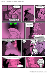 Size: 792x1224 | Tagged: safe, artist:donzatch, king sombra, shining armor, comic:tale of twilight, g4, comic, royal guard, sword