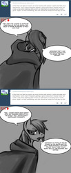 Size: 500x1214 | Tagged: safe, oc, oc only, ask the junkyard settlers, fallout equestria, ask, comic, solo, tumblr