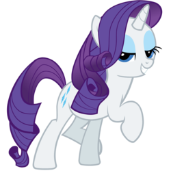 Size: 3200x3200 | Tagged: safe, artist:tomfraggle, rarity, pony, unicorn, g4, female, high res, horn, lidded eyes, mare, simple background, solo, transparent background, vector