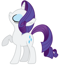 Size: 3000x3300 | Tagged: safe, artist:tomfraggle, rarity, g4, female, high res, simple background, solo, transparent background, vector