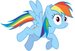 Size: 3800x2600 | Tagged: safe, artist:tomfraggle, rainbow dash, g4, female, high res, simple background, solo, transparent background, vector