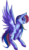 Size: 893x1519 | Tagged: safe, artist:marshmellowcannibal, artist:voidsucre, rainbow dash, pegasus, pony, g4, cutie mark, female, flying, grin, lidded eyes, looking at you, mare, palindrome get, simple background, smiling, solo, spread wings, transparent background, wings